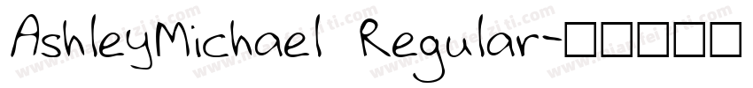 AshleyMichael Regular字体转换